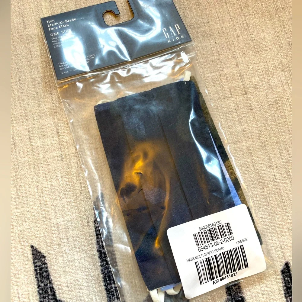 ☀️ NEW Gap Kids Cloth Face Mask (3 pack)